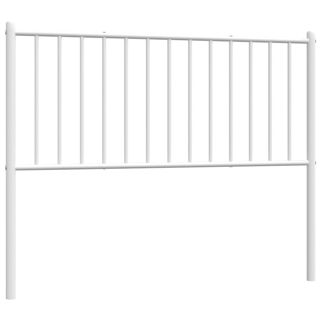 NNEVL Metal Headboard White 107 cm King Single - Your Home