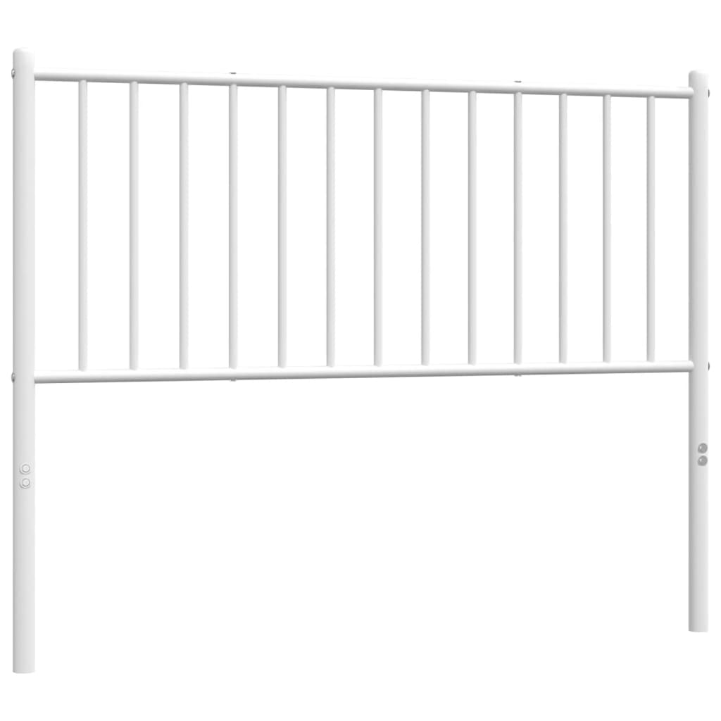 NNEVL Metal Headboard White 107 cm King Single - Your Home