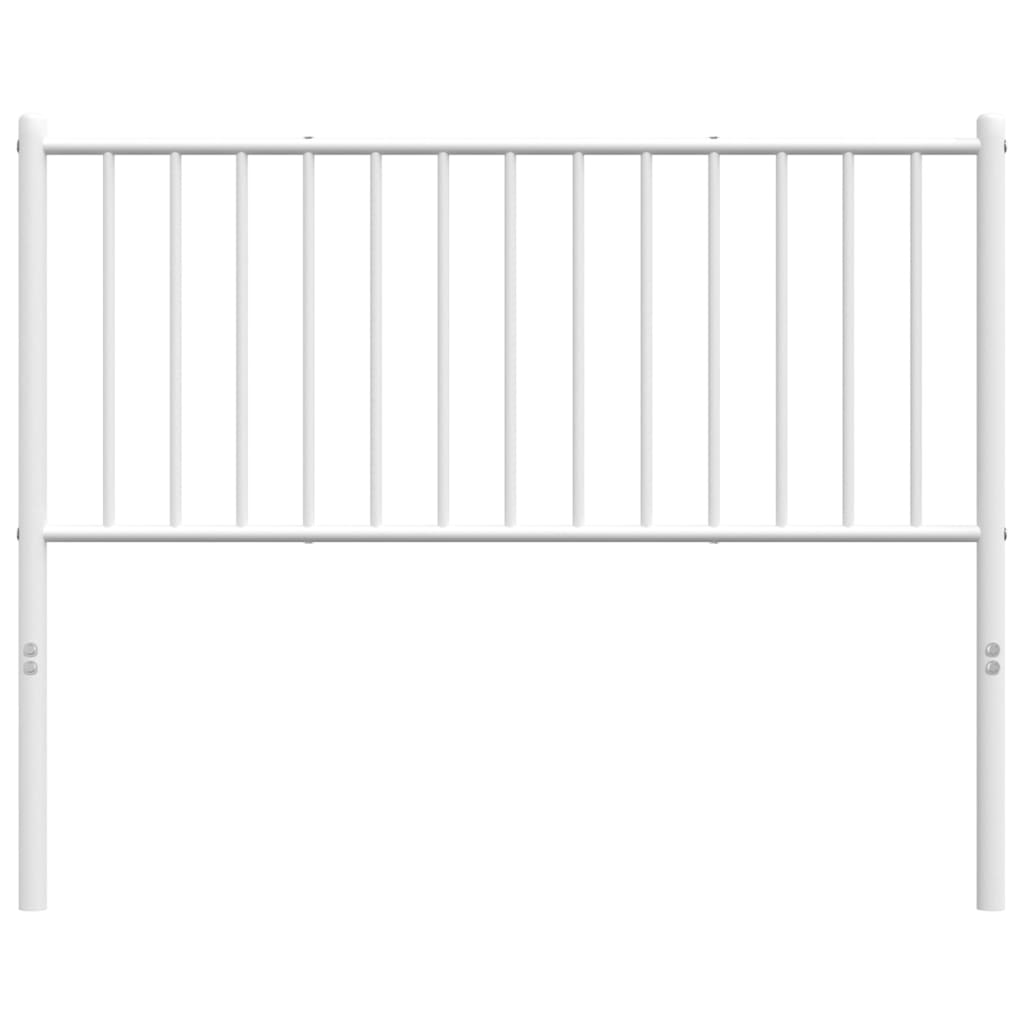 NNEVL Metal Headboard White 107 cm King Single - Your Home